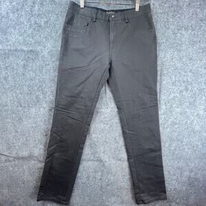 Pavini Chino Pants Mens 32 Grey Slim Straight‎ Exclusive Line Luxe Embellished